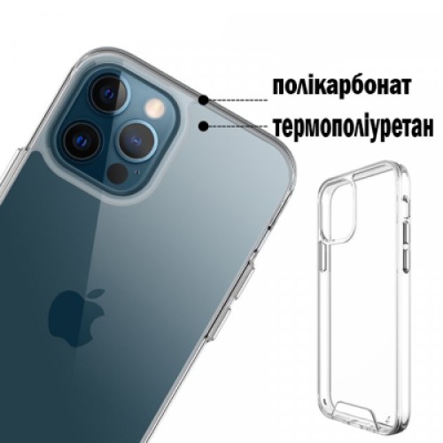 Чехол для мобильного телефона BeCover Space Case Apple iPhone 12 / 12 Pro Transparancy (707793)
