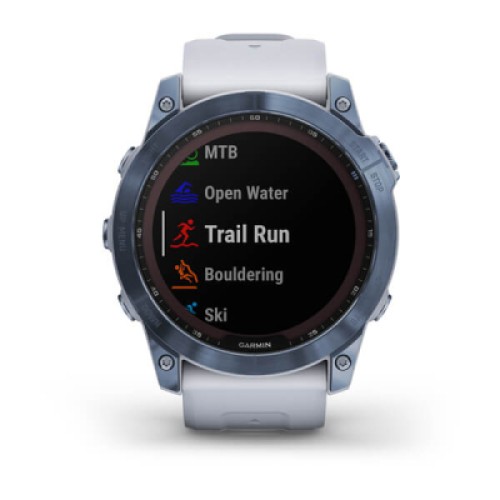 Смарт-часы Garmin fenix 7X Sapph Sol Mineral Blue, GPS (010-02541-15)