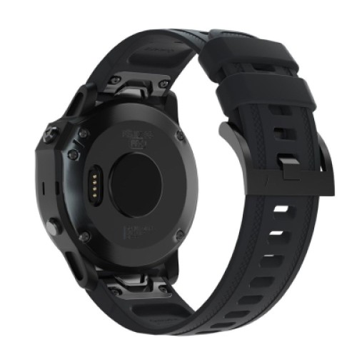 Ремешок для смарт-часов Armorstandart Silicone 20mm для Garmin Fenix 5s/6s Black (ARM60799)