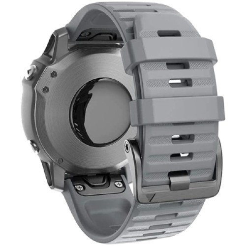 Ремінець до смарт-годинника Armorstandart Silicone 22mm для Garmin Fenix 5/6 Grey (ARM60797)