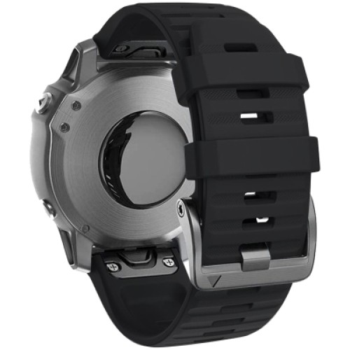 Ремінець до смарт-годинника Armorstandart Silicone 22mm для Garmin Fenix 5/6 Black (ARM60796)