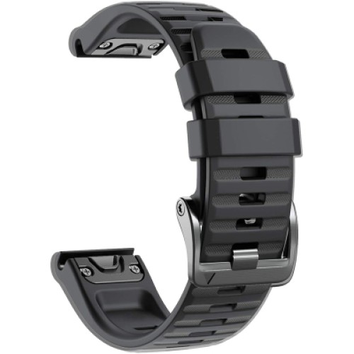 Ремінець до смарт-годинника Armorstandart Silicone 22mm для Garmin Fenix 5/6 Black (ARM60796)