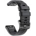 Ремінець до смарт-годинника Armorstandart Silicone 22mm для Garmin Fenix 5/6 Black (ARM60796)