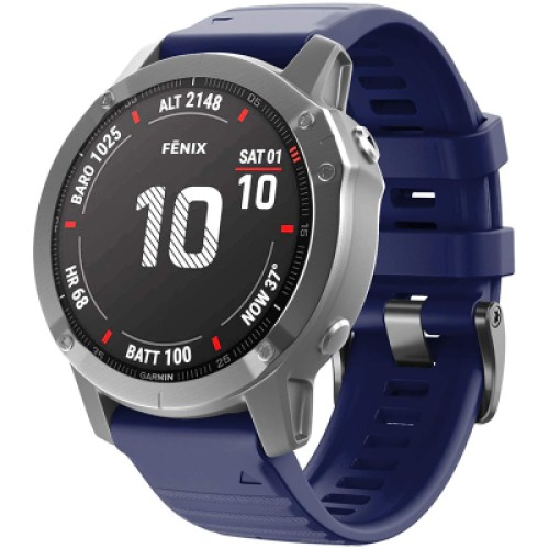 Ремешок для смарт-часов Armorstandart Silicone 22mm для Garmin Fenix 5/6 Dark Blue (ARM60807)