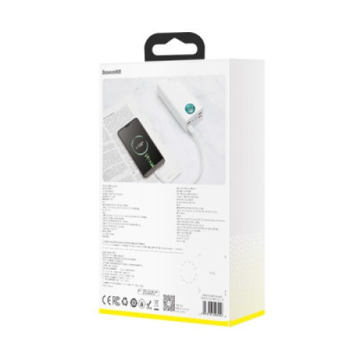 Батарея универсальная Baseus Amblight 30000mAh 65W, 6A, QC3.0, PD3.0, cable Type-C/100W (PPLG-A02)