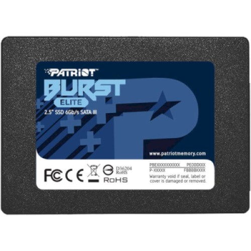 Накопитель SSD 2.5" 960GB Burst Elite Patriot (PBE960GS25SSDR)