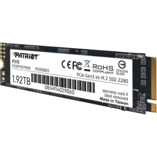 Накопитель SSD M.2 2280 1.92TB Patriot (P310P192TM28)