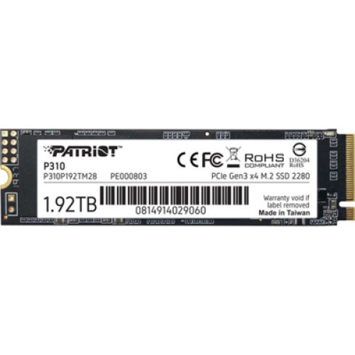 Накопитель SSD M.2 2280 1.92TB Patriot (P310P192TM28)