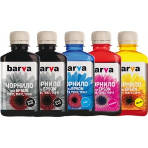 Чернила Barva Epson T69, 5x180 мл MB/PB/C/M/Y (E69-180-MP)