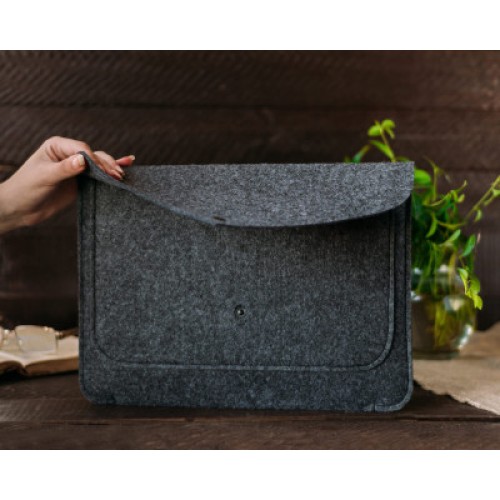 Чехол для ноутбука Gmakin 14 Macbook Pro, Dark Gray (GM62-14)