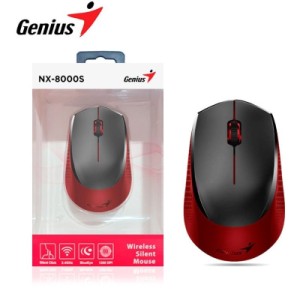 Мышка Genius NX-8000 Silent Wireless Red (31030025401)