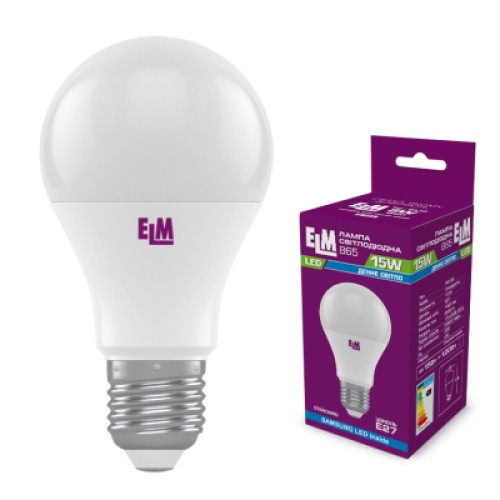 Лампочка ELM B65 15W PA10S E27 6500K (18-0195)