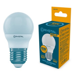 Лампочка CRYSTAL G45 6W PA E27 3000K (G45-015)
