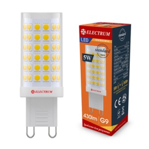 Лампочка Electrum 5W Cer LC-15 G9 3000K (A-LC-1897)