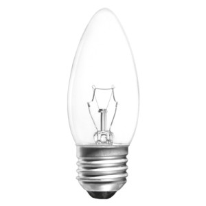 Лампочка Electrum C37 60W  E27 (A-IC-0019)