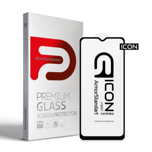 Стекло защитное Armorstandart Icon Xiaomi Redmi 10C / 12C Black (ARM61296)