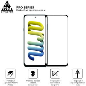 Стекло защитное Armorstandart Pro Motorola Edge 20 lite Black (ARM61017)