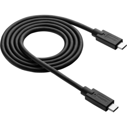 Дата кабель USB-C to USB-C 1.2m 100W 20V/ 5A black Canyon (CNS-USBC9B) Дата кабель USB-C to USB-C 1.2m 100W 20V/ 5A black Canyon (CNS-USBC9B)