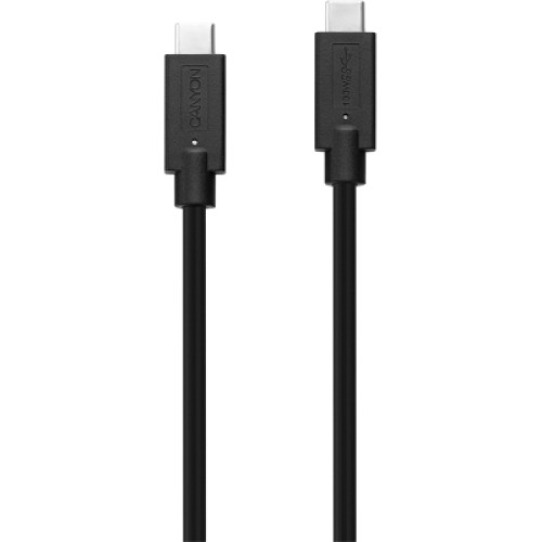 Дата кабель USB-C to USB-C 1.2m 100W 20V/ 5A black Canyon (CNS-USBC9B) Дата кабель USB-C to USB-C 1.2m 100W 20V/ 5A black Canyon (CNS-USBC9B)