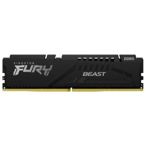 Модуль памяти для компьютера DDR5 16GB 5200 MHz Beast AM5 Black Kingston Fury (ex.HyperX) (KF552C36BBE-16)