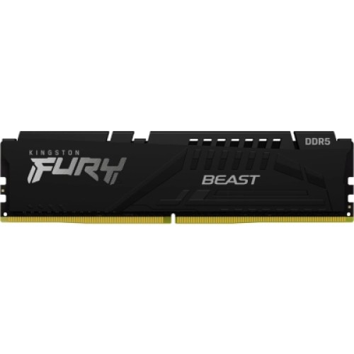 Модуль памяти для компьютера DDR5 32GB (2x16GB) 5200 MHz Beast AM5 Black Kingston Fury (ex.HyperX) (KF552C36BBEK2-32)