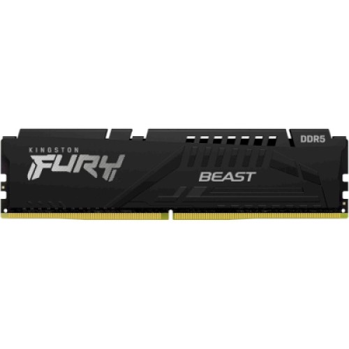Модуль памяти для компьютера DDR5 32GB (2x16GB) 6000 MHz Beast AM5 Black Kingston Fury (ex.HyperX) (KF560C36BBEK2-32)