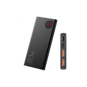 Батарея універсальна Baseus Adaman Metal 10000mAh, PD/22.5W, QC/3.0, Lightning (PPAD000001 / PPADM10S)