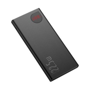 Батарея універсальна Baseus Adaman Metal 10000mAh, PD/22.5W, QC/3.0, Lightning (PPAD000001 / PPADM10S)