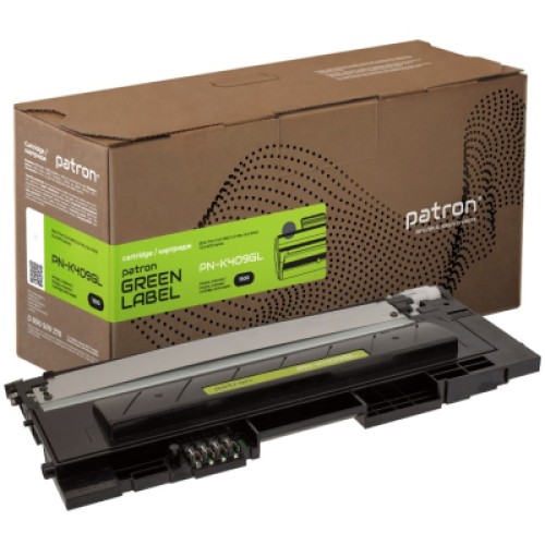 Тонер-картридж Patron Samsung CLT-409S Green Label, black (PN-K409GL)