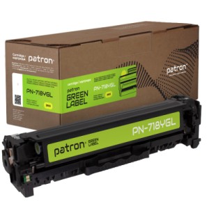 Картридж Patron Canon 718 yellow Green Label (PN-718YGL)