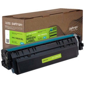 Картридж Patron HP 415X (W2031X) Green Label, cyan (PN-415XCGL)