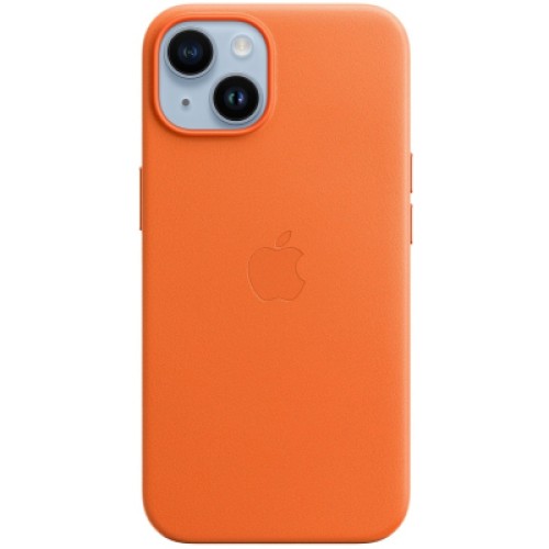 Чехол для мобильного телефона Apple iPhone 14 Leather Case with MagSafe - Orange (MPP83) Чехол для мобильного телефона Apple iPhone 14 Leather Case with MagSafe - Orange (MPP83)
