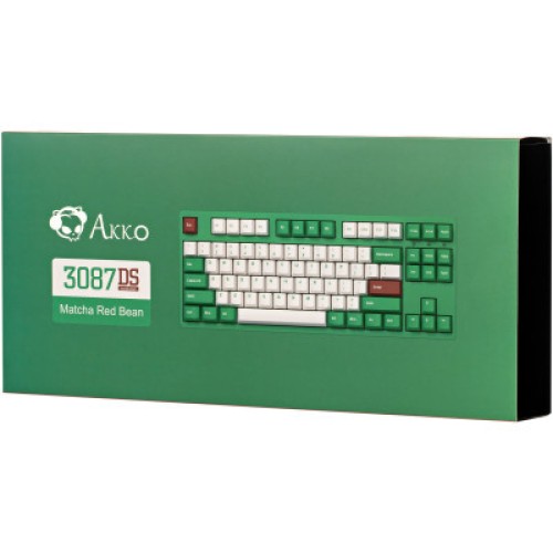 Клавиатура Akko 3087 Matcha Red Bean Cherry MX Brown Green (A3087_MA_CBR)