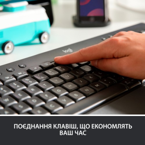 Клавиатура Logitech Signature K650 USB/Bluetooth UA Graphite (920-010945)
