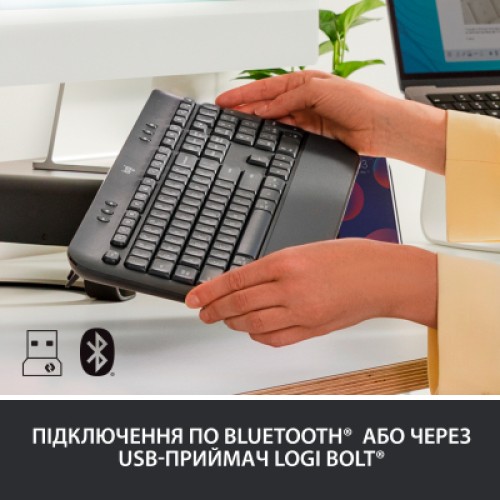 Клавиатура Logitech Signature K650 USB/Bluetooth UA Graphite (920-010945)
