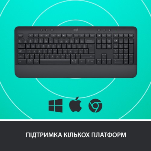 Клавиатура Logitech Signature K650 USB/Bluetooth UA Graphite (920-010945)