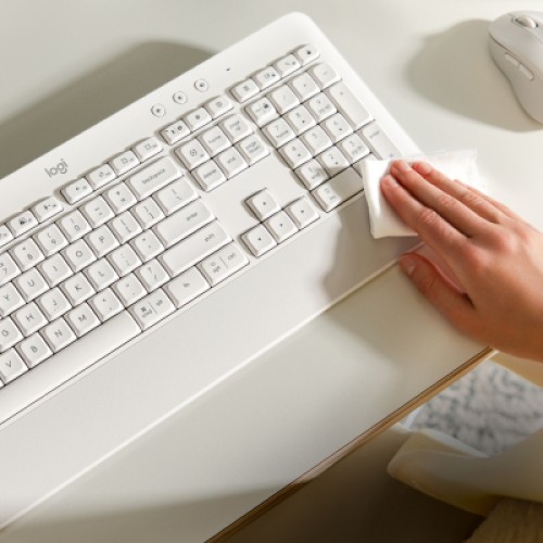 Клавиатура Logitech Signature K650 USB/Bluetooth UA Off-White (920-010977)