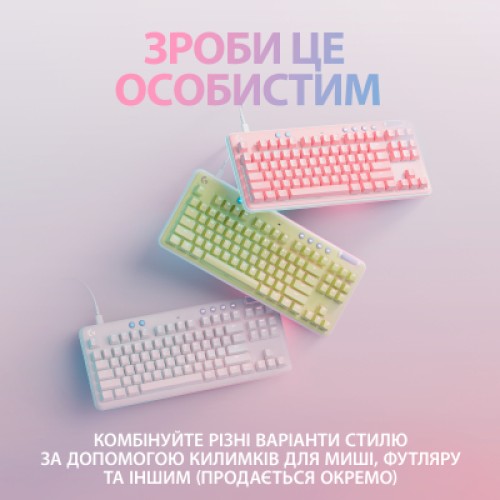 Клавиатура Logitech G713 Aurora Gaming GX Red USB UA Off-White (920-010678)