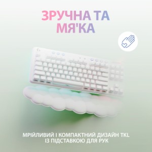 Клавиатура Logitech G715 Aurora Wireless Gaming GX Brown Lightspeed/Bluetooth UA Off-White (920-010465)