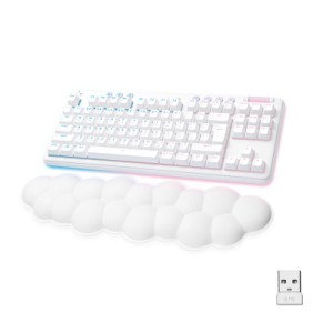 Клавиатура Logitech G715 Aurora Wireless Gaming GX Red Lightspeed/Bluetooth UA Off-White (920-010692)