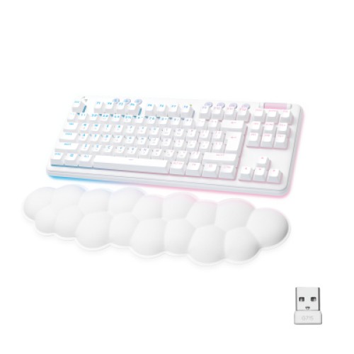 Клавиатура Logitech G715 Aurora Wireless Gaming GX Red Lightspeed/Bluetooth UA Off-White (920-010692)