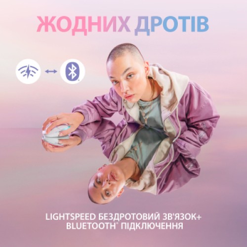 Мышка Logitech G705 Gaming Wireless/Bluetooth White (910-006367)