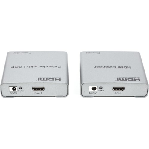 Адаптер HDMI 4K/30hz, up to 100m via CAT5E/6, loop-out (HDES12-LOOP) PowerPlant (CA912964)