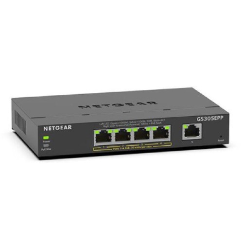 Коммутатор сетевой Netgear GS305EPP-100PES