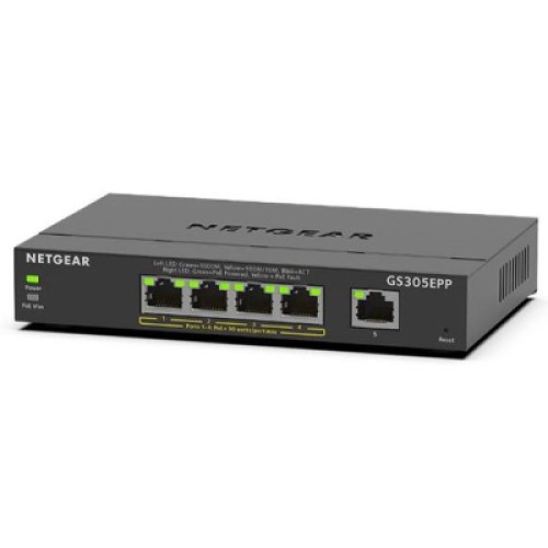 Коммутатор сетевой Netgear GS305EPP-100PES