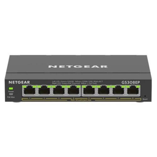 Коммутатор сетевой Netgear GS308EP-100PES