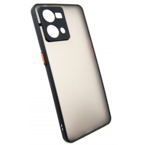 Чехол для мобильного телефона Dengos Matte OPPO Reno 7 (black) (DG-TPU-MATT-111)