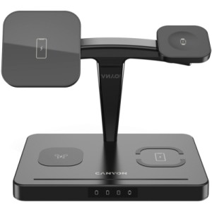 Зарядное устройство Canyon WS-404 4in1 Wireless charger (CNS-WCS404B)