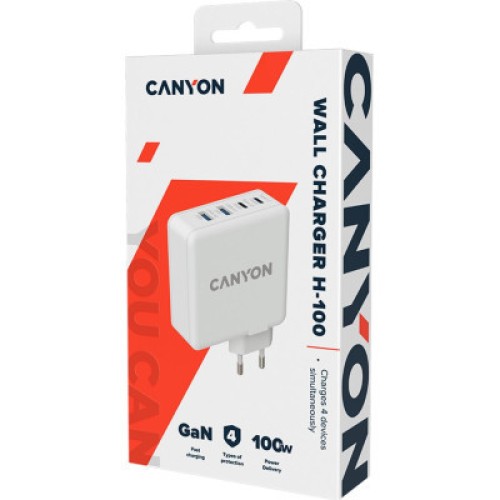 Зарядное устройство Canyon GAN 100W (CND-CHA100W01)