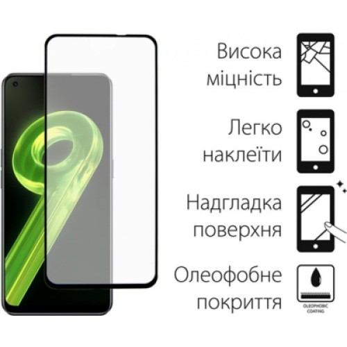 Стекло защитное Dengos Full Glue Realme 9 4G (TGFG-216)
